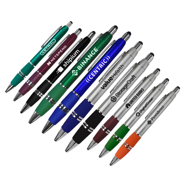 Elegant Stylus Tip Ballpoint Pen - Ready Inventory in New Jersey... from ASI 45100 Chulani Promotional Products, Inc / Competitive Edge Innovations/Chulani