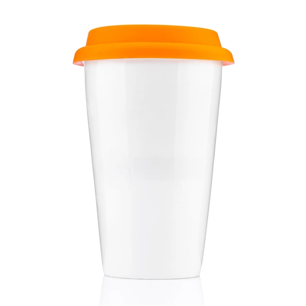 10 ounce ceramic tumbler with silicone sipping lid.... from ASI 57800 Gordon Sinclair / Gordon Sinclair®