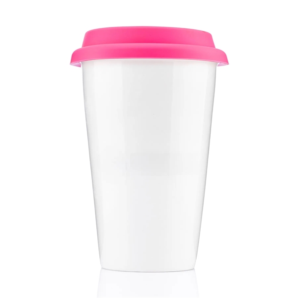 10 ounce ceramic tumbler with silicone sipping lid.... from ASI 57800 Gordon Sinclair / Gordon Sinclair®