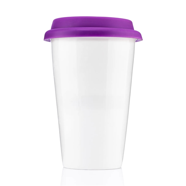 10 ounce ceramic tumbler with silicone sipping lid.... from ASI 57800 Gordon Sinclair / Gordon Sinclair®