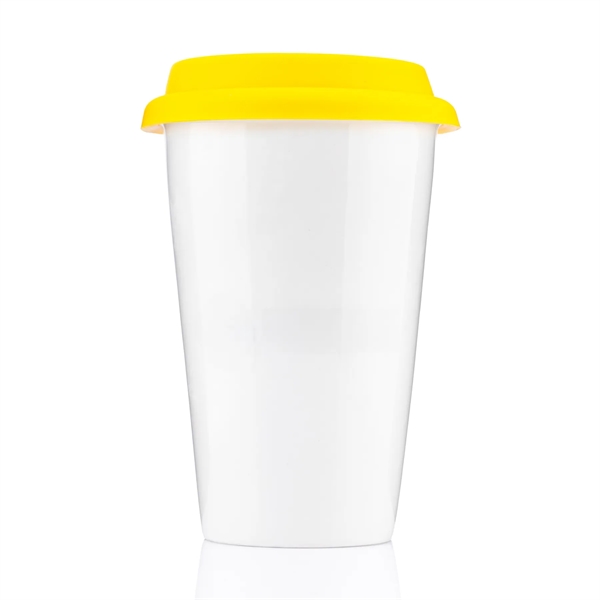 10 ounce ceramic tumbler with silicone sipping lid.... from ASI 57800 Gordon Sinclair / Gordon Sinclair®