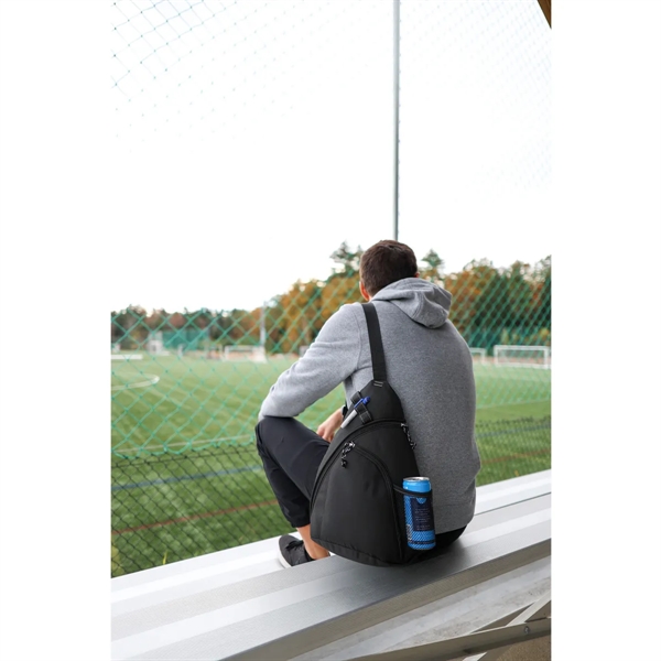 Sling bag made of 600 denier polyester with two zippered compartments,... from ASI 56070 Gemline / Gemline®