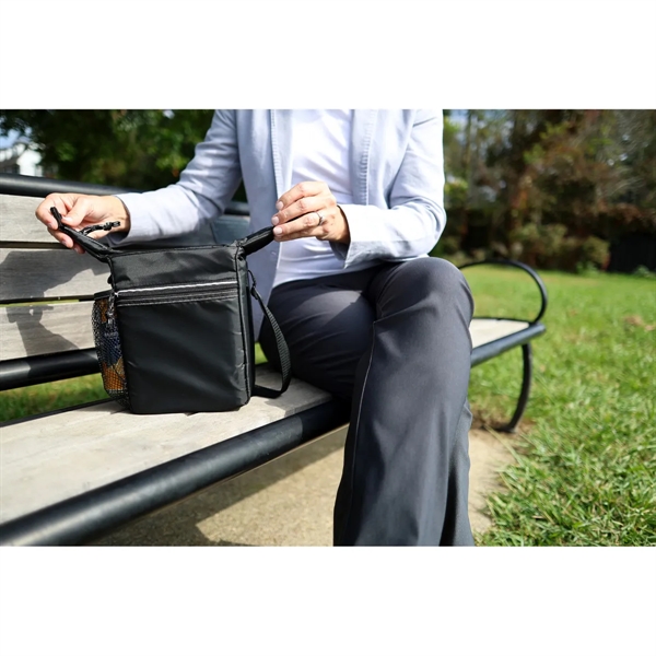 Kid-friendly lunch cooler with thermal lining, zippered main compartment, removable ID... from ASI 56070 Gemline / Gemline®