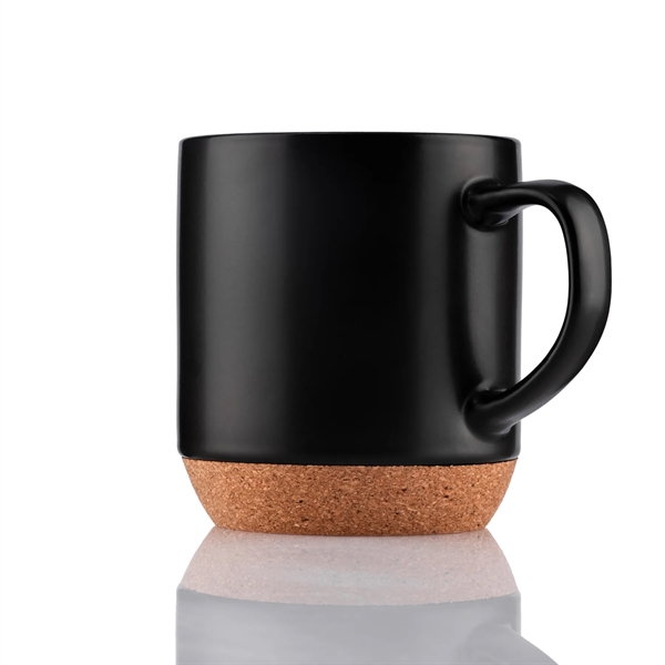 Corky matt glazed 14 ounce ceramic handled mug with cork bottom.... from ASI 57800 Gordon Sinclair / Gordon Sinclair®