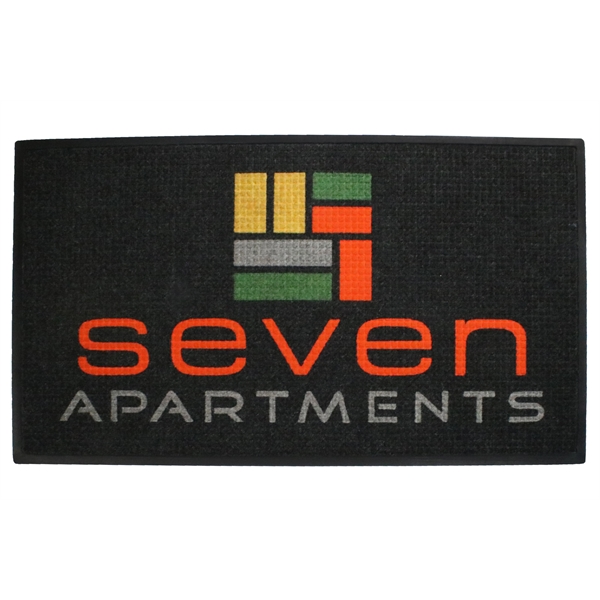 Indoor/outdoor inlaid logo mat with rubber borders.... from ASI 67849 Logo Mats, LLC / Logo Mats USA