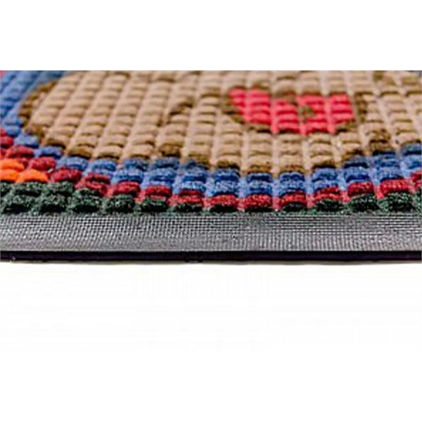 Indoor/outdoor inlaid logo mat with rubber borders.... from ASI 67849 Logo Mats, LLC / Logo Mats USA