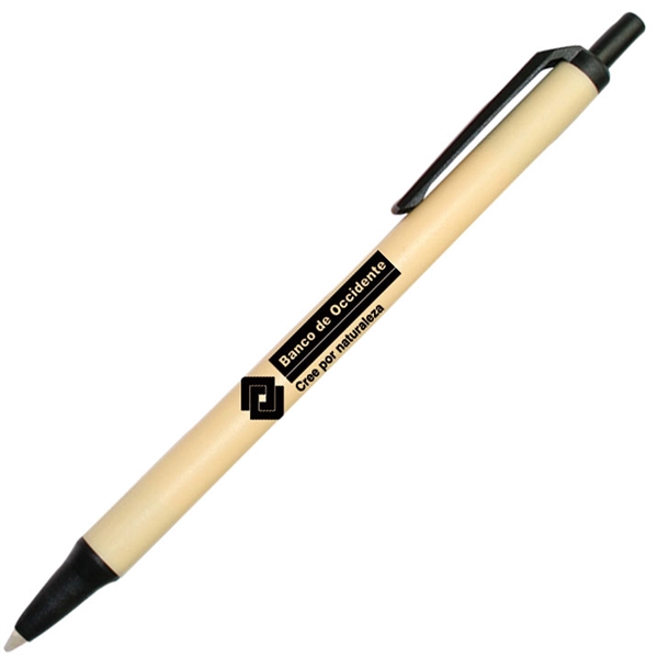 Two-tone ballpoint pen with click action mechanism.... from ASI 90859 Tempo Industries Inc