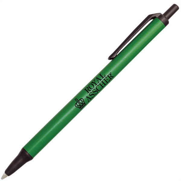 Two-tone ballpoint pen with click action mechanism.... from ASI 90859 Tempo Industries Inc