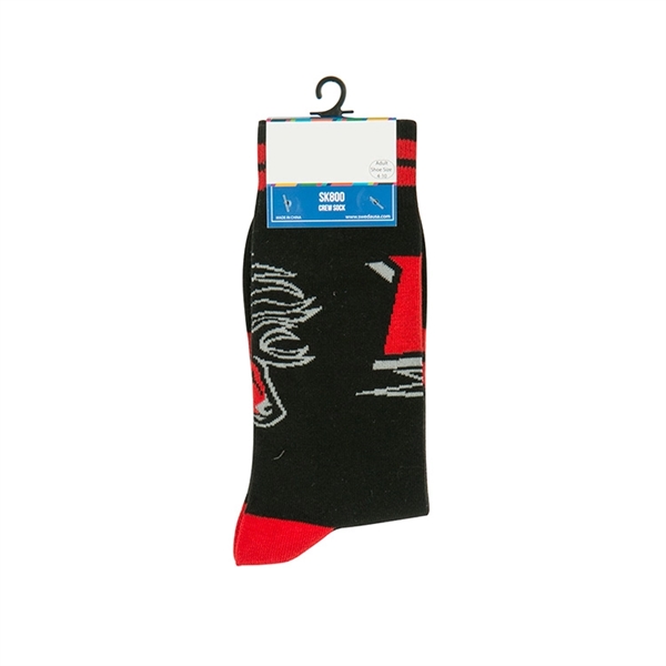 Custom one-size-fits-most crew socks with a fully customizable design.... from ASI 88060 Snugz/USA Inc / Sweda®