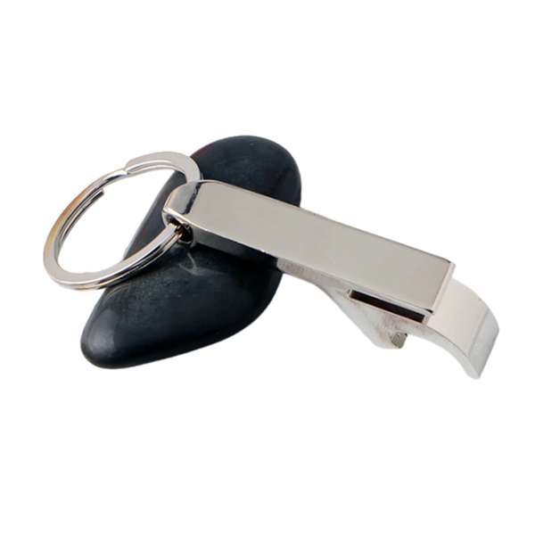 Bottle opener keychain made of zinc plus laser engraving on 1... from ASI 37218 Athena Promo (tm)