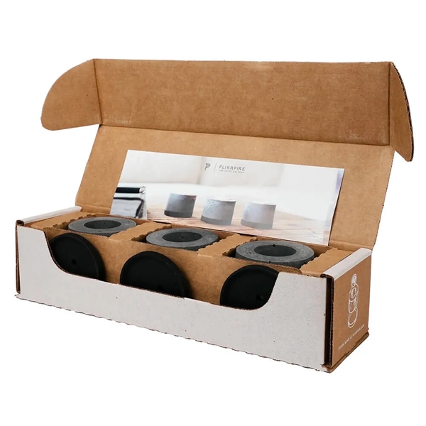 FLIKR Fire's Tealight set brings the design and durability of our... from ASI 61005 Hirsch Gift Inc