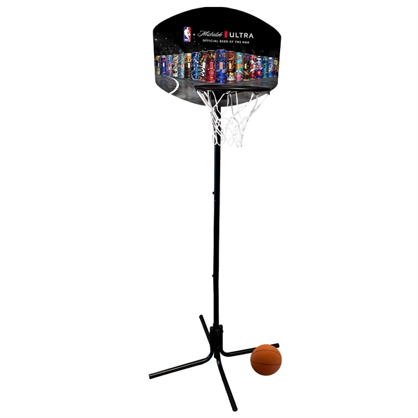 Custom-branded Basketball Hoop with ball!... from ASI 30226 A J J Enterprises