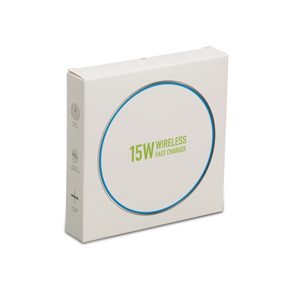 Chayes 15W Wireless Charging Pad is a product guaranteed to get... from ASI 74741 NVS Promo Designs, Inc. / NVS Promo