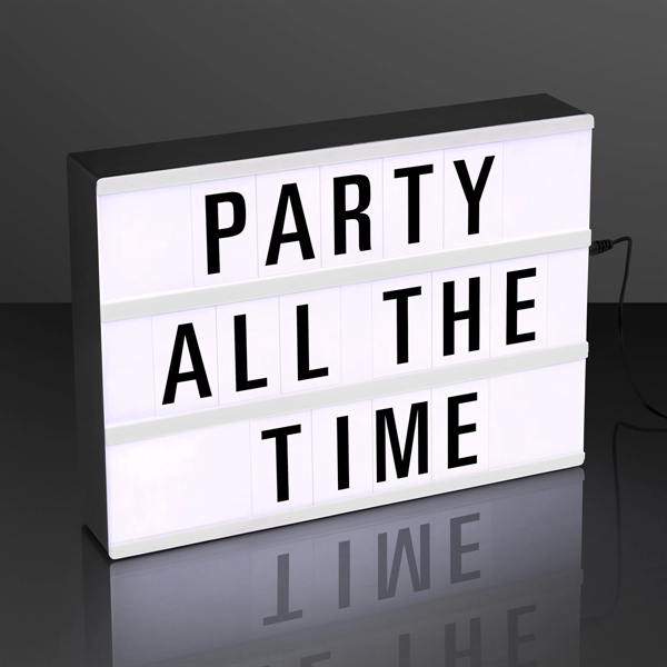 11.75" x 8.5" Cinema Light Box USB Marquee Sign. Blank or... from ASI 34194 ALightPromos