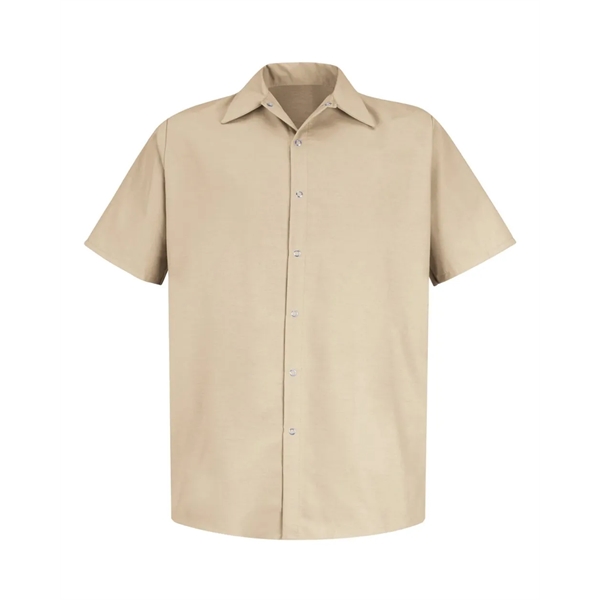 Short sleeve work shirt made of 65/35 polyester/cotton TouchTex™ II fabric.... from ASI 84358 S&S Activewear