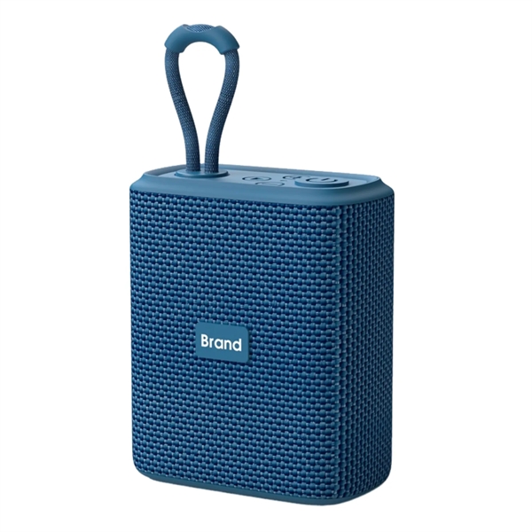 Fabric waterproof wireless Bluetooth speaker plus 1c1p silkscreen imprint plus shipping... from ASI 37218 Athena Promo (tm)