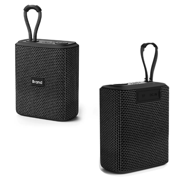 Fabric waterproof wireless Bluetooth speaker plus 1c1p silkscreen imprint plus shipping... from ASI 37218 Athena Promo (tm)