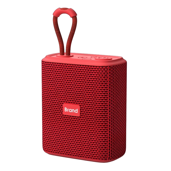 Fabric waterproof wireless Bluetooth speaker plus 1c1p silkscreen imprint plus shipping... from ASI 37218 Athena Promo (tm)