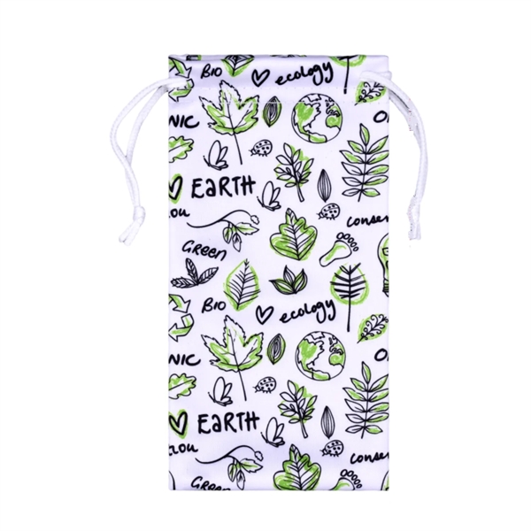 Drawstring multifunctional microfiber pouch+digital printing on outside+standard shipping to 1 continental... from ASI 37218 Athena Promo (tm)