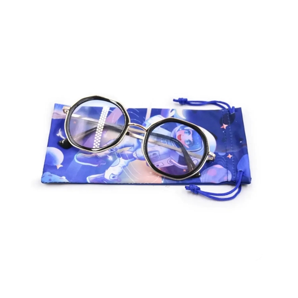 Drawstring multifunctional microfiber pouch+digital printing on outside+standard shipping to 1 continental... from ASI 37218 Athena Promo (tm)