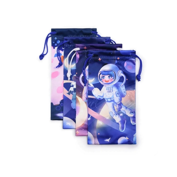 Drawstring multifunctional microfiber pouch+digital printing on outside+standard shipping to 1 continental... from ASI 37218 Athena Promo (tm)