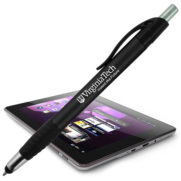 Presto pen with a stylus tip for use on touchscreens and... from ASI 90859 Tempo Industries Inc