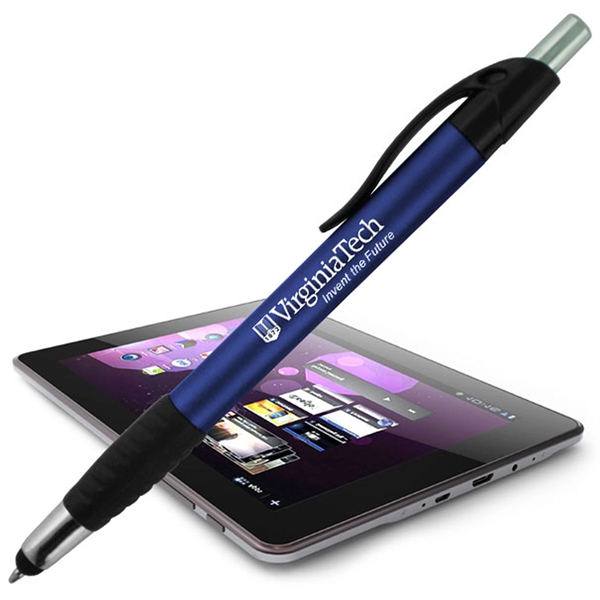 Presto pen with a stylus tip for use on touchscreens and... from ASI 90859 Tempo Industries Inc