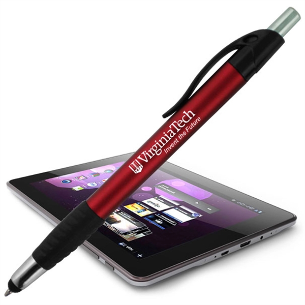 Presto pen with a stylus tip for use on touchscreens and... from ASI 90859 Tempo Industries Inc