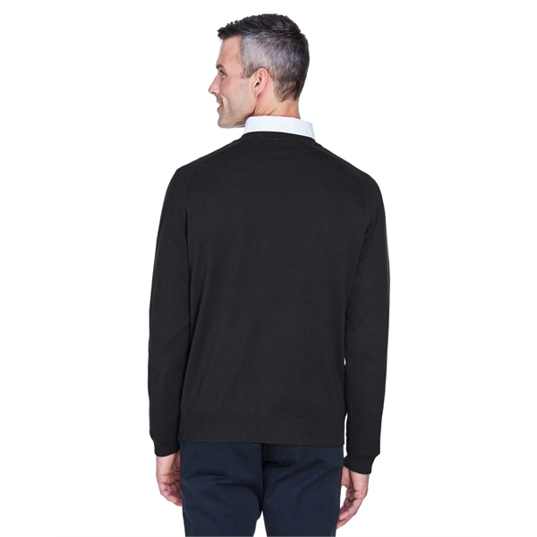 Devon & Jones men's V-neck sweater made from 100% airspun cotton.... from ASI 34063 alphabroder