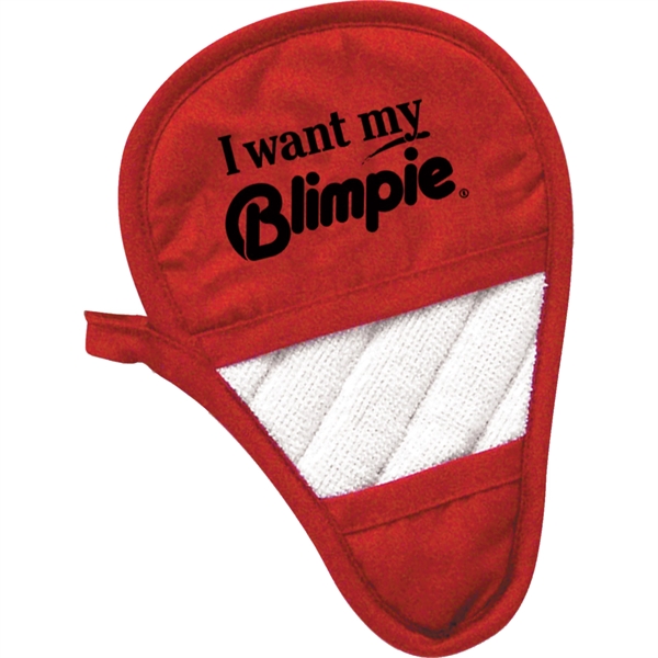 6" x 8 3/8" mitt with thumb and finger pockets and... from ASI 61966 HPG / Beacon Promotions