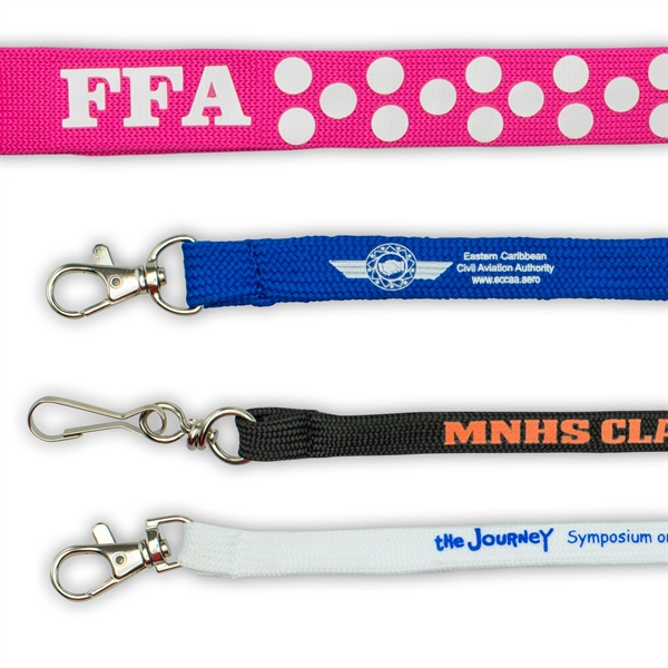 36" polyester tubular lanyard with choice of 13 standard attachments.... from ASI 52263 EMT / EMT EMT EASY