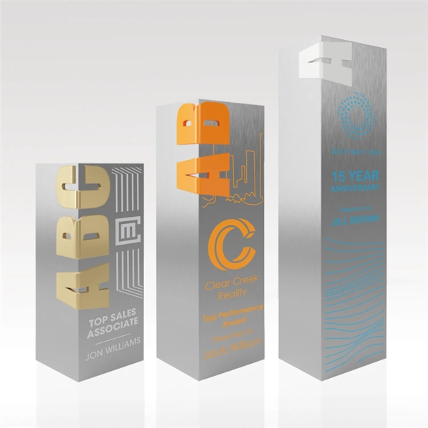 Shine bright with attractive, energetic and engaging accents! Style your award... from ASI 93986 Visions/Awardcraft