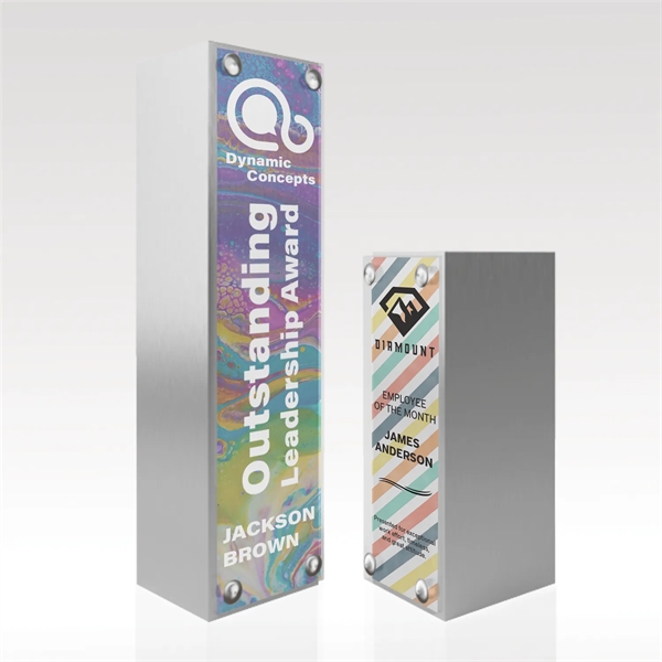 Shine bright with attractive, energetic and engaging accents! Style your award... from ASI 93986 Visions/Awardcraft