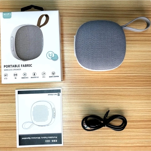 Magnetic waterproof wireless Bluetooth speaker plus 1c1p silkscreen imprint plus shipping... from ASI 37218 Athena Promo (tm)
