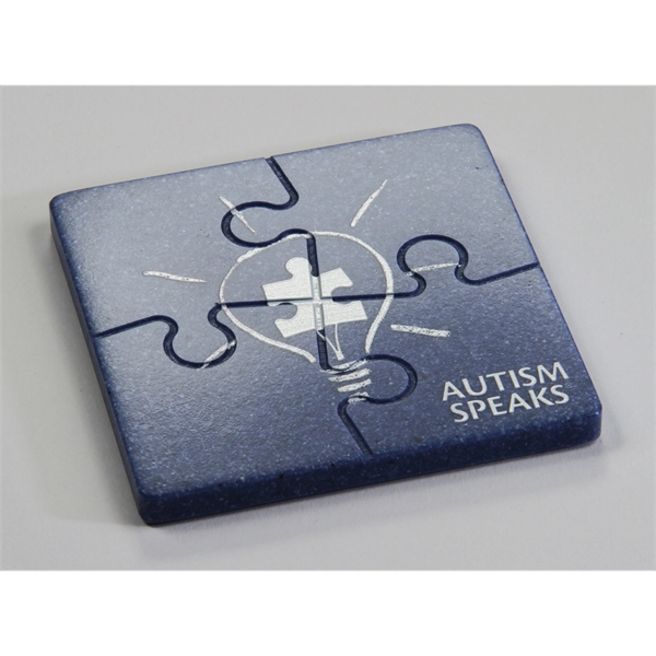 This square coaster has deep etched puzzle lines within the coaster.... from ASI 89860 StoneyCreek / StoneyCreek®
