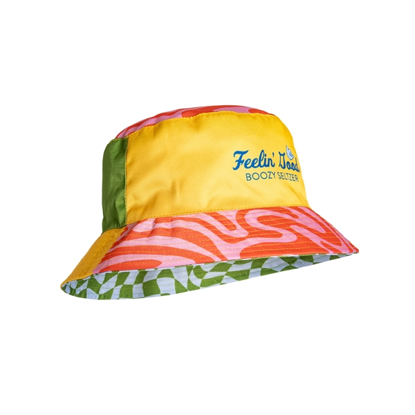 Polyester Bucket Hats are fully reversible, allowing you to create lasting... from ASI 45657 Pop! Promos