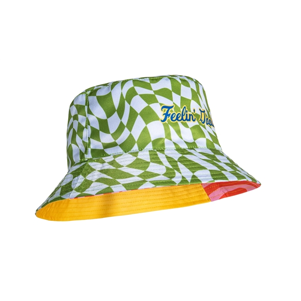 Polyester Bucket Hats are fully reversible, allowing you to create lasting... from ASI 45657 Pop! Promos