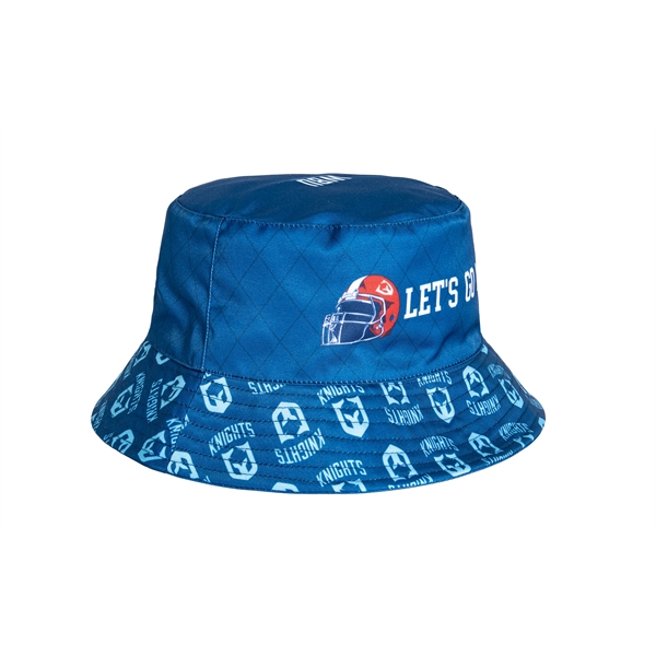 Polyester Bucket Hats are fully reversible, allowing you to create lasting... from ASI 45657 Pop! Promos