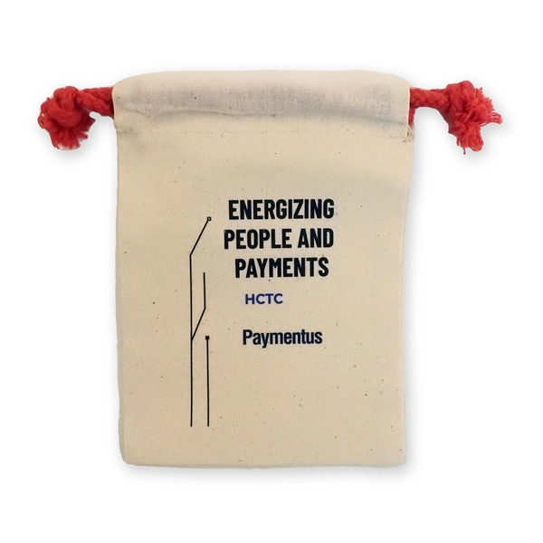 RED cotton with RED drawstring bag with flat construction. Available in... from ASI 41630 Brave USA / Brave USA