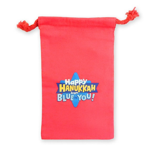 RED cotton with RED drawstring bag with flat construction. Available in... from ASI 41630 Brave USA / Brave USA