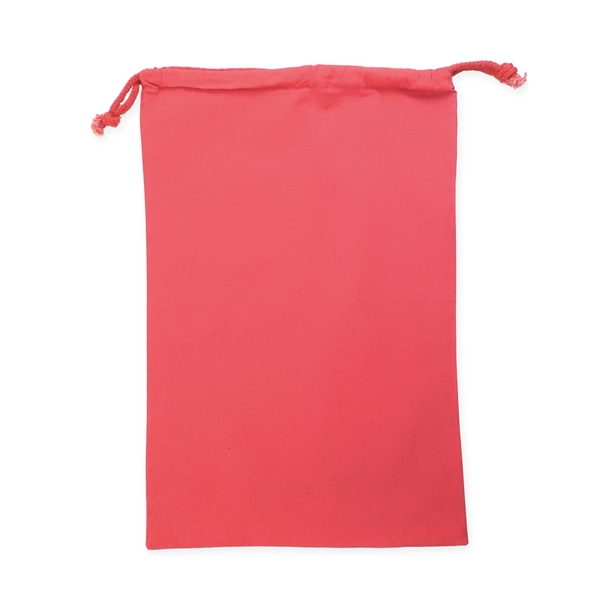 RED cotton with RED drawstring bag with flat construction. Available in... from ASI 41630 Brave USA / Brave USA