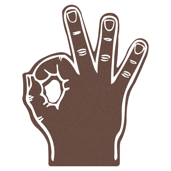 The 15" OK hand is available in different colors.... from ASI 42155 Amerifoam® - The House of Foam / Brooklyn Products International, Inc.