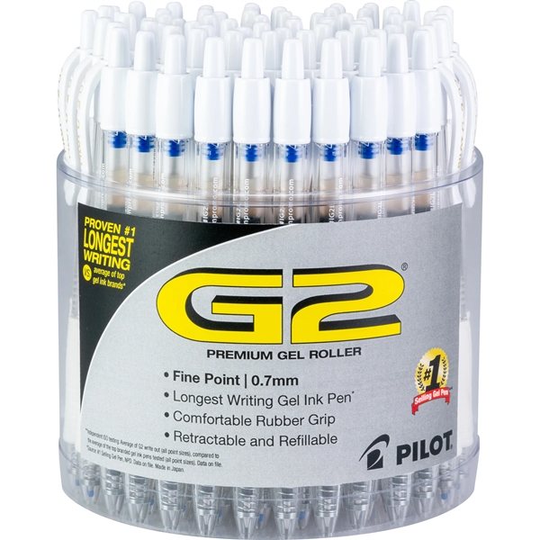 American's #1 selling G2 Gel pen 72 piece tub offering. Fine... from ASI 78110 Pilot Corporation Of America / PILOT PEN