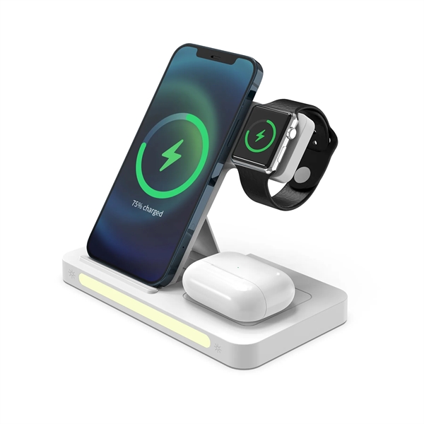3-in-1 fast wireless charging station with night light... from ASI 34800 Alstar Creations