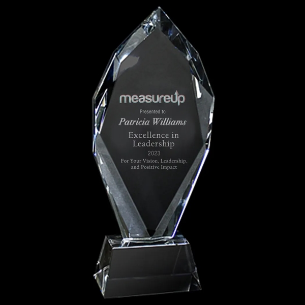 Crystal trophy (Large flame).... from ASI 31517 Admart Products / Admart Line