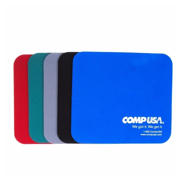 Solid or full color mousepads made of neoprene material with 3mm... from ASI 68190 Lungsal / Lungsal