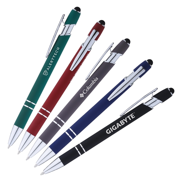 Solace Metal Click-Action Stylus Pen... from ASI 46755 Cosmo Promos