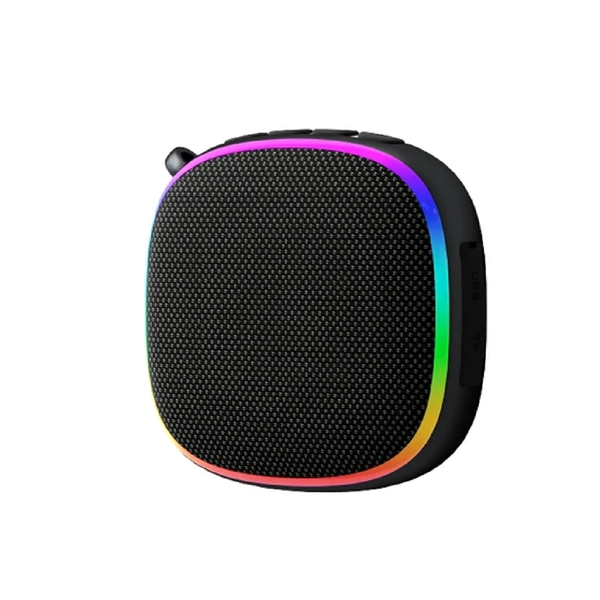 Magnetic waterproof wireless Bluetooth speaker with LED plus 1c1p silkscreen imprint... from ASI 37218 Athena Promo (tm)