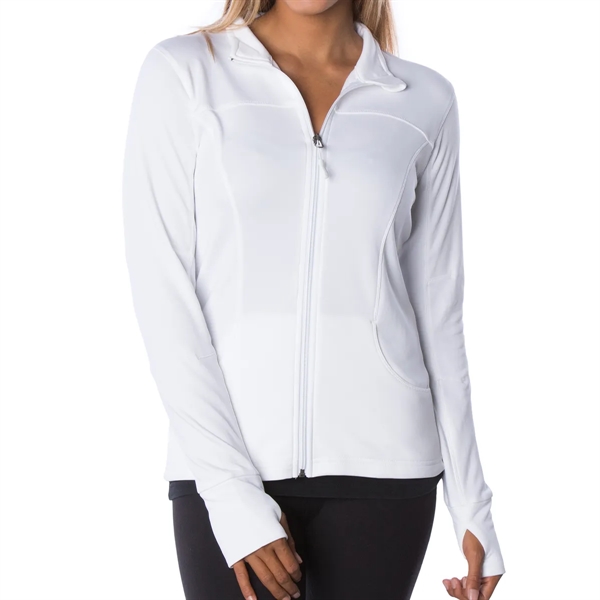 Polyester fleece jacket with slim fit.... from ASI 61125 Hit Promotional Products / Hit®