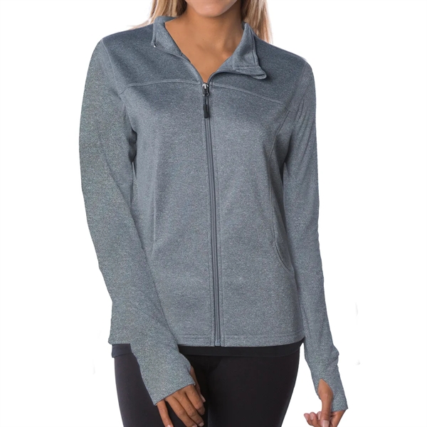 Polyester fleece jacket with slim fit.... from ASI 61125 Hit Promotional Products / Hit®